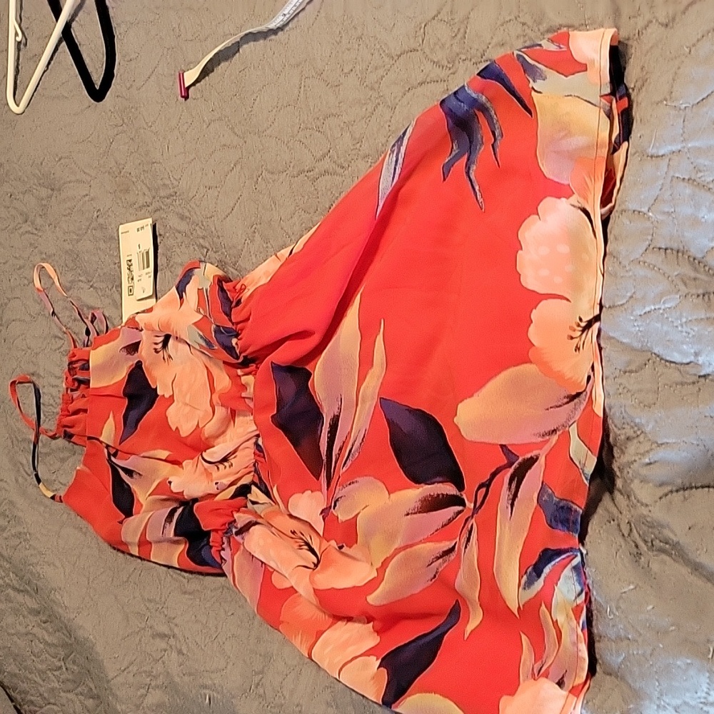 Floral strap dress